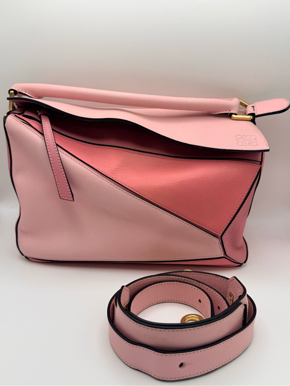 Loewe 2000s Medium Puzzle two-way handbag